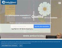 Tablet Screenshot of italiabilanci.com